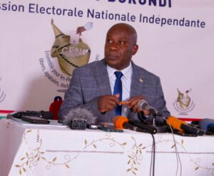 Prosper Ntahorwamiye, arongoye umugwi w’igihugu ujejwe gutunganya amatora CENI (Commission Electorale Nationale Indépendante)